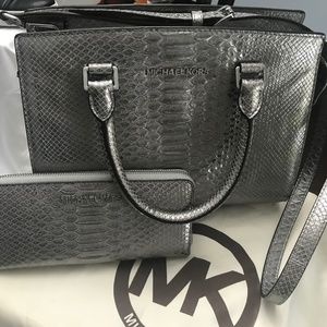 MK silver purse and wallet